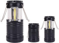 Compact Collapsible Camping Lantern Trio