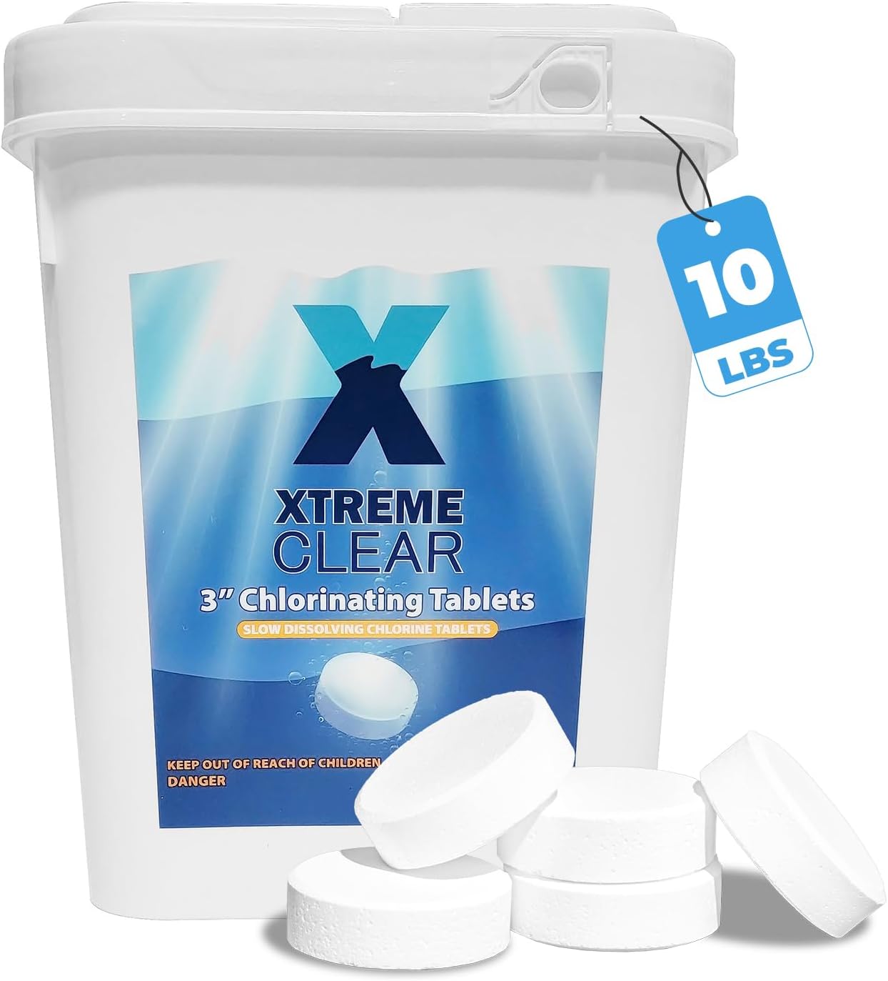 Xtremeclear 3-Inch Chlorine Tablets for Pools and Spas