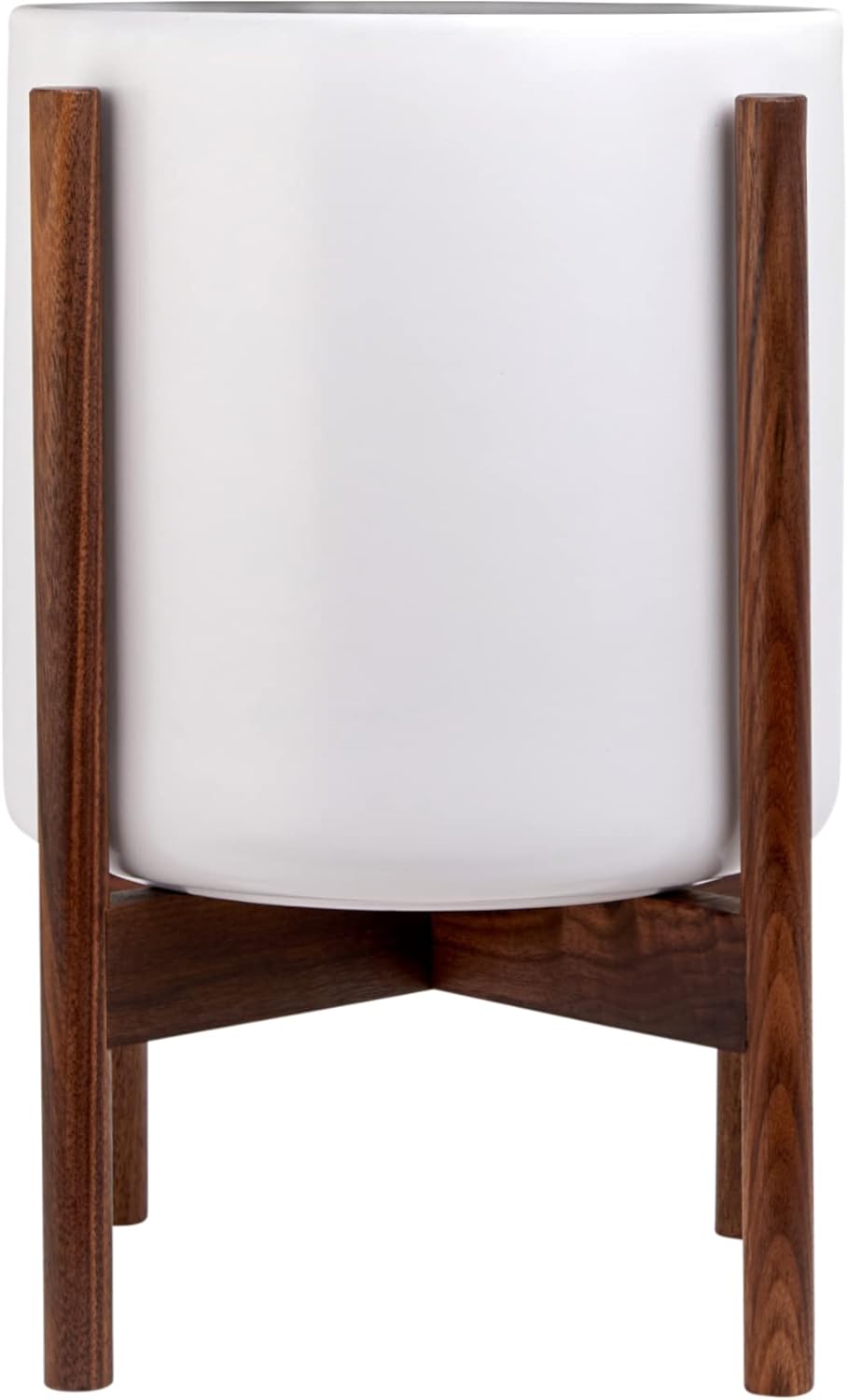 Mid-Century Modern Tall Plant Stand for Indoor Plants