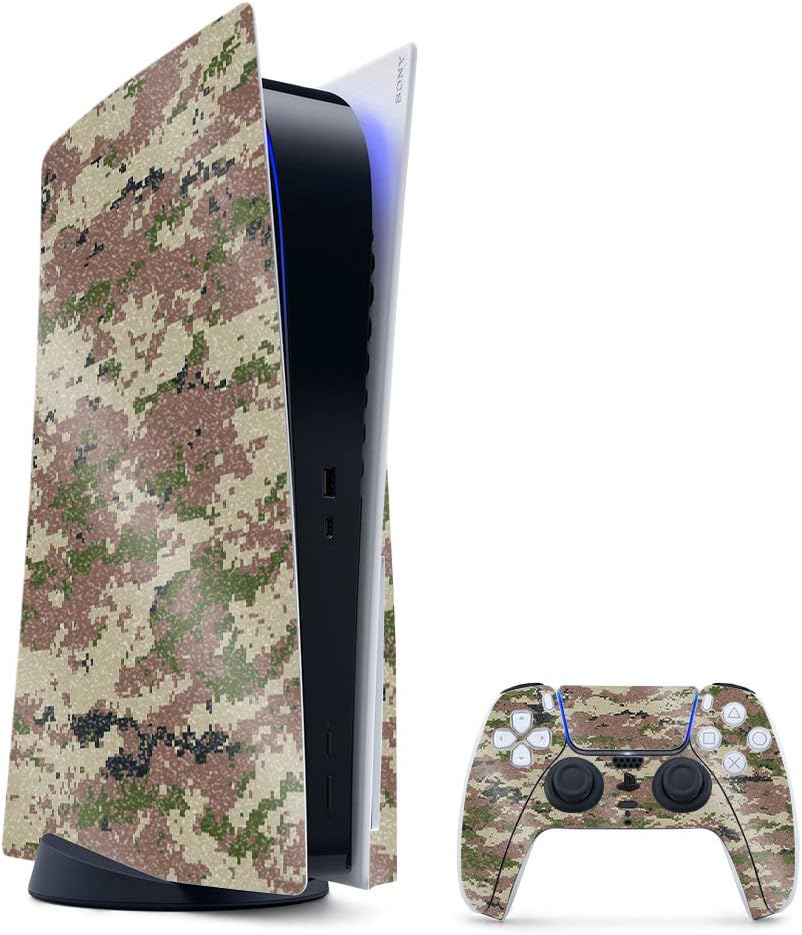 MightySkins Glossy Glitter Gaming Skin for PS5 - Urban Camo