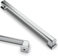 7.5 in Polished Chrome Cabinet Handles 10 Pack - Solid Pulls