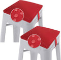 GUEGLSA Indoor Outdoor Bar Stool Cushions 12x12 in - Waterproof