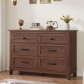 GarveeHome 6 Drawer Dresser 47 in Wide - Stylish Storage Chest