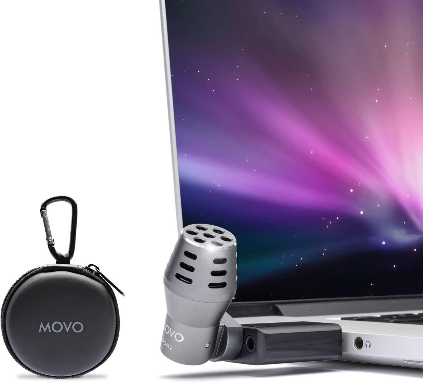 Movo Mini USB Laptop Mic - Crisp Audio for Streaming