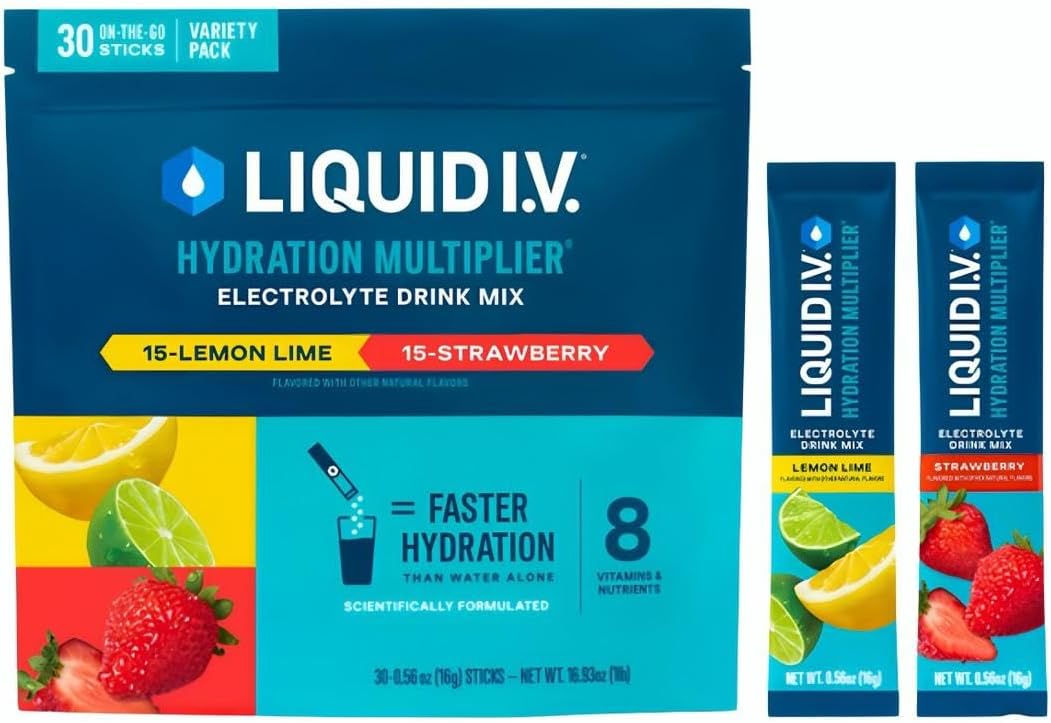 Liquid I.V. Hydration Multiplier Electrolyte Drink Mix Variety