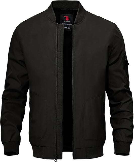 TBMPOY Men's Lightweight Bomber Jacket for Stylish Fall Wear