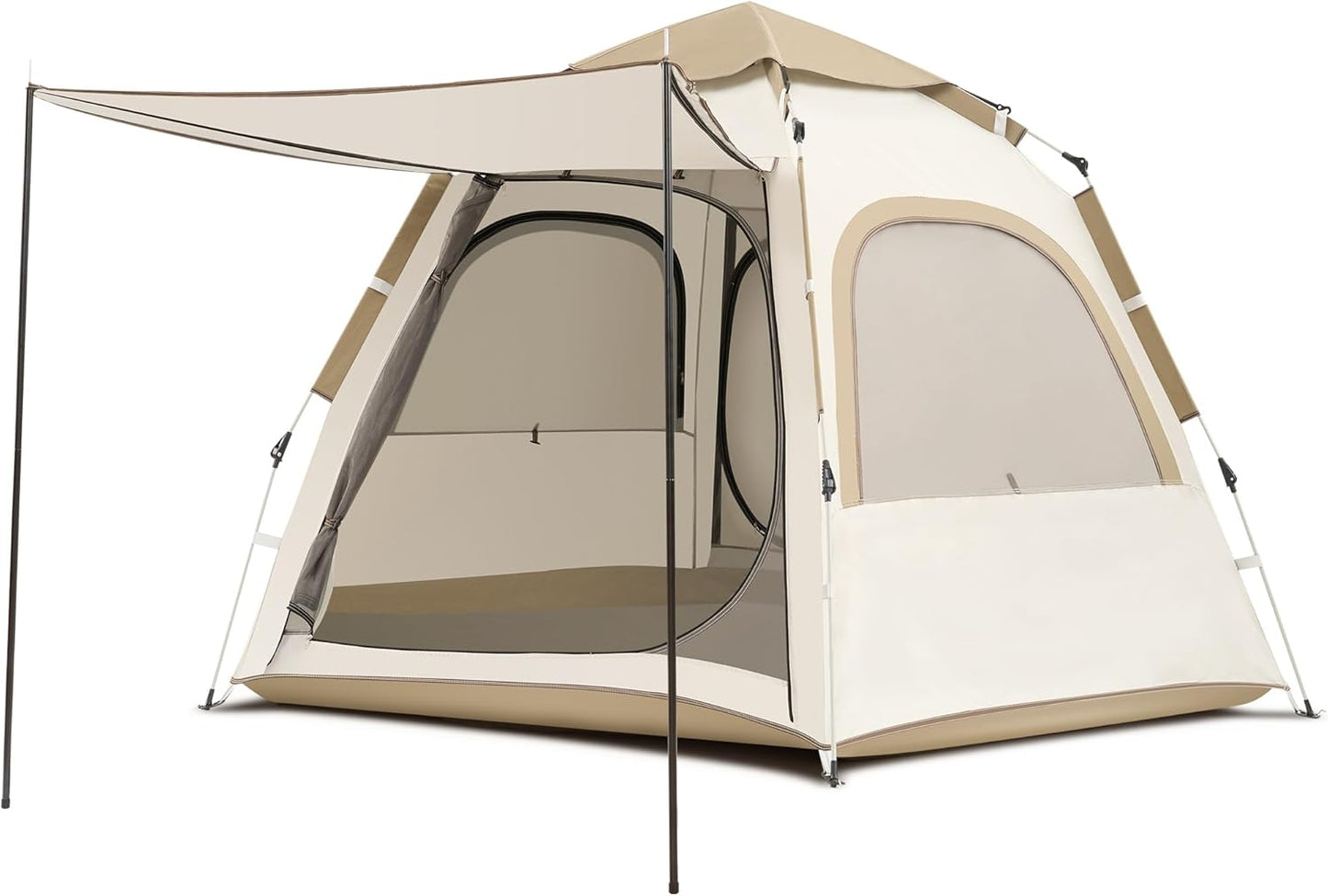 Outdoor Escapes with BODIOO 6-Person Ventilated Tent