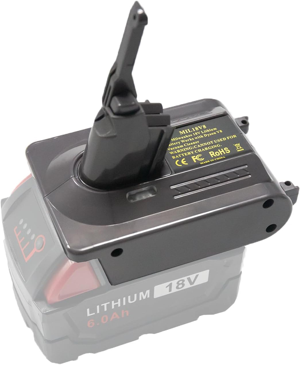Dyson V8 Battery Adapter: Milwaukee M18 to DysonV8