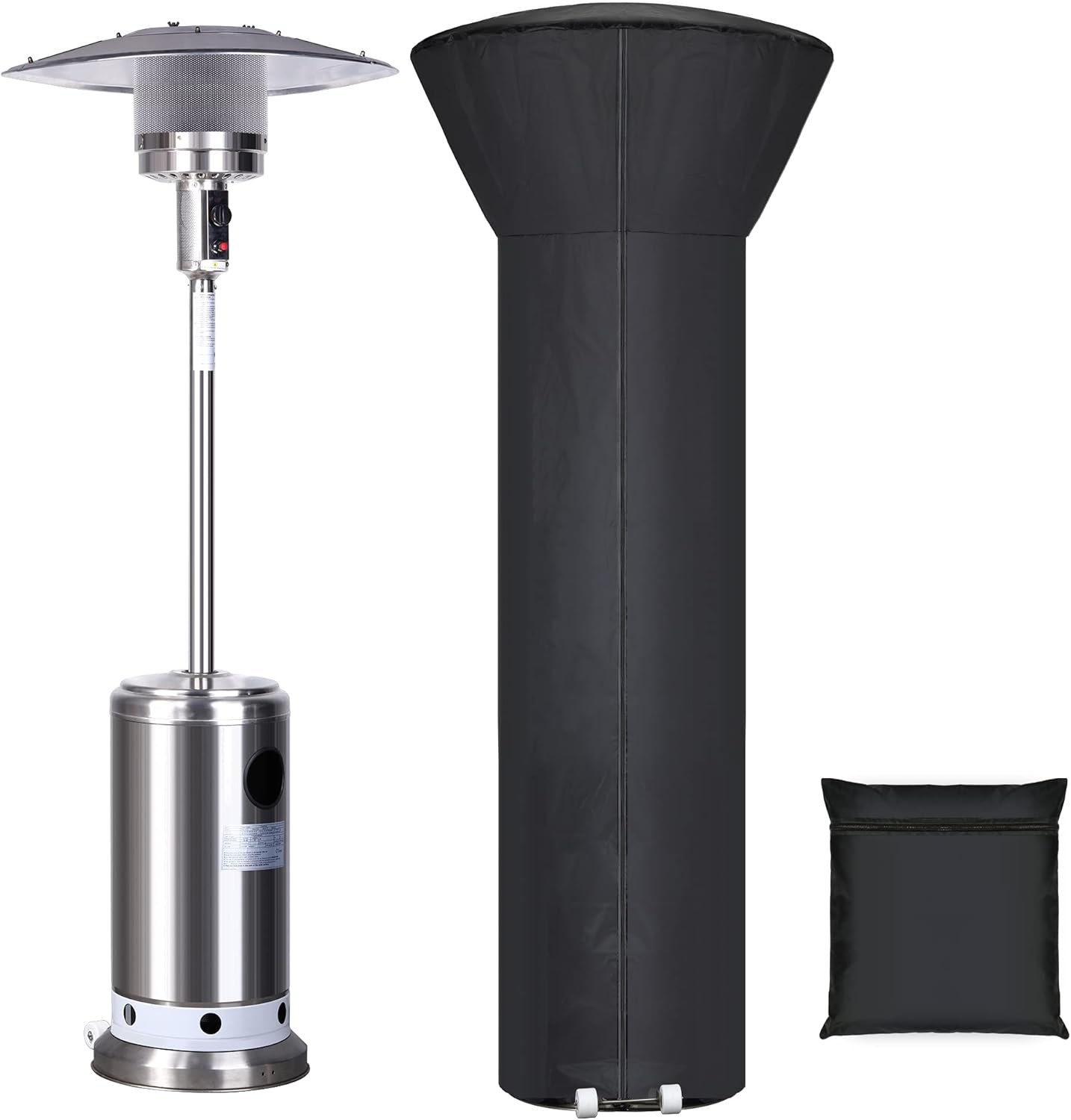 Hualedi Patio Heater Cover: Waterproof, UV-Resistant, Snowproof