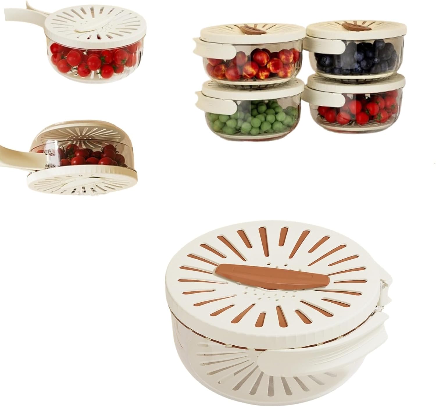 2-in-1 Fruit Washing Bowl & Drainer
