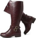 Luoika Women's Extra Wide Calf Knee High Boots - Wide Calf