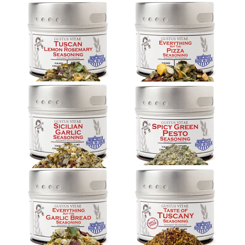 Italian Seasoning Gift Set - Artisanal Spice Blends for Cooking