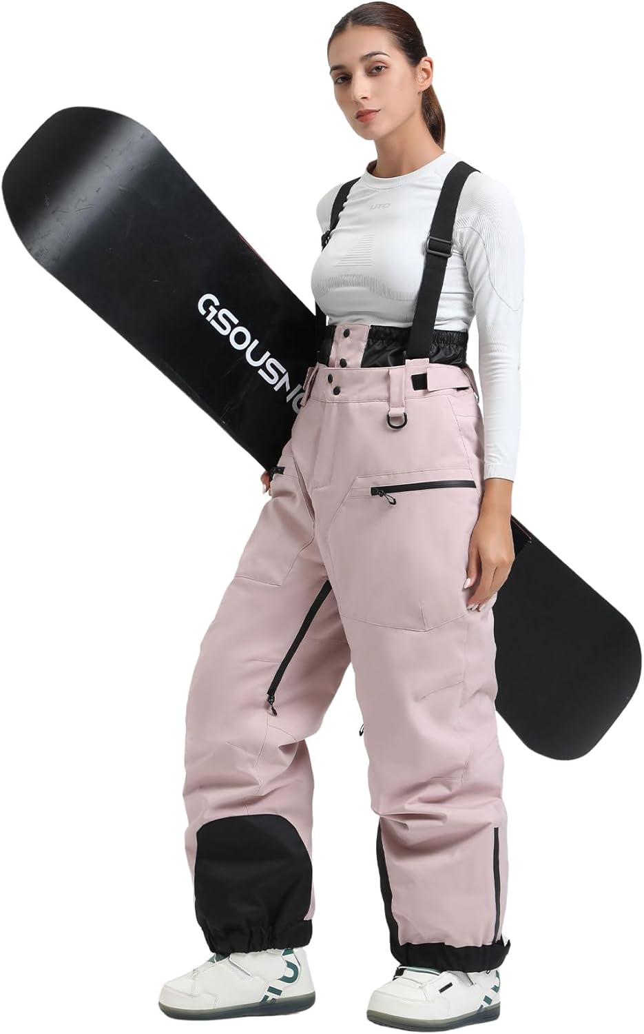 GSOU SNOW Womens Baggy Snowboard Pants for Ultimate Comfort