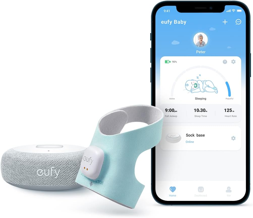 eufy Smart Sock Baby Monitor: Track Sleep & Heart Rate