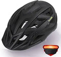 Zacro Adult Bike Helmet with Light - Adjustable Cycling Safety Gear