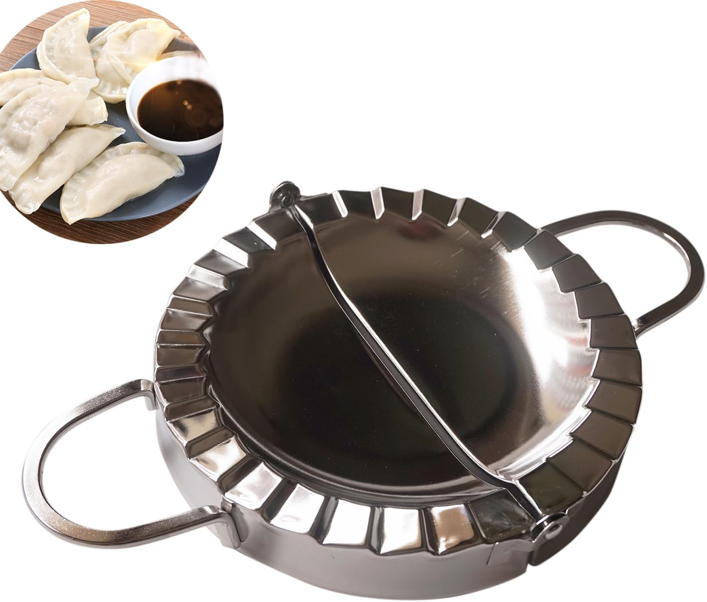 Stainless Steel Dumpling Maker Set - Perfect Pastries, Proshopping