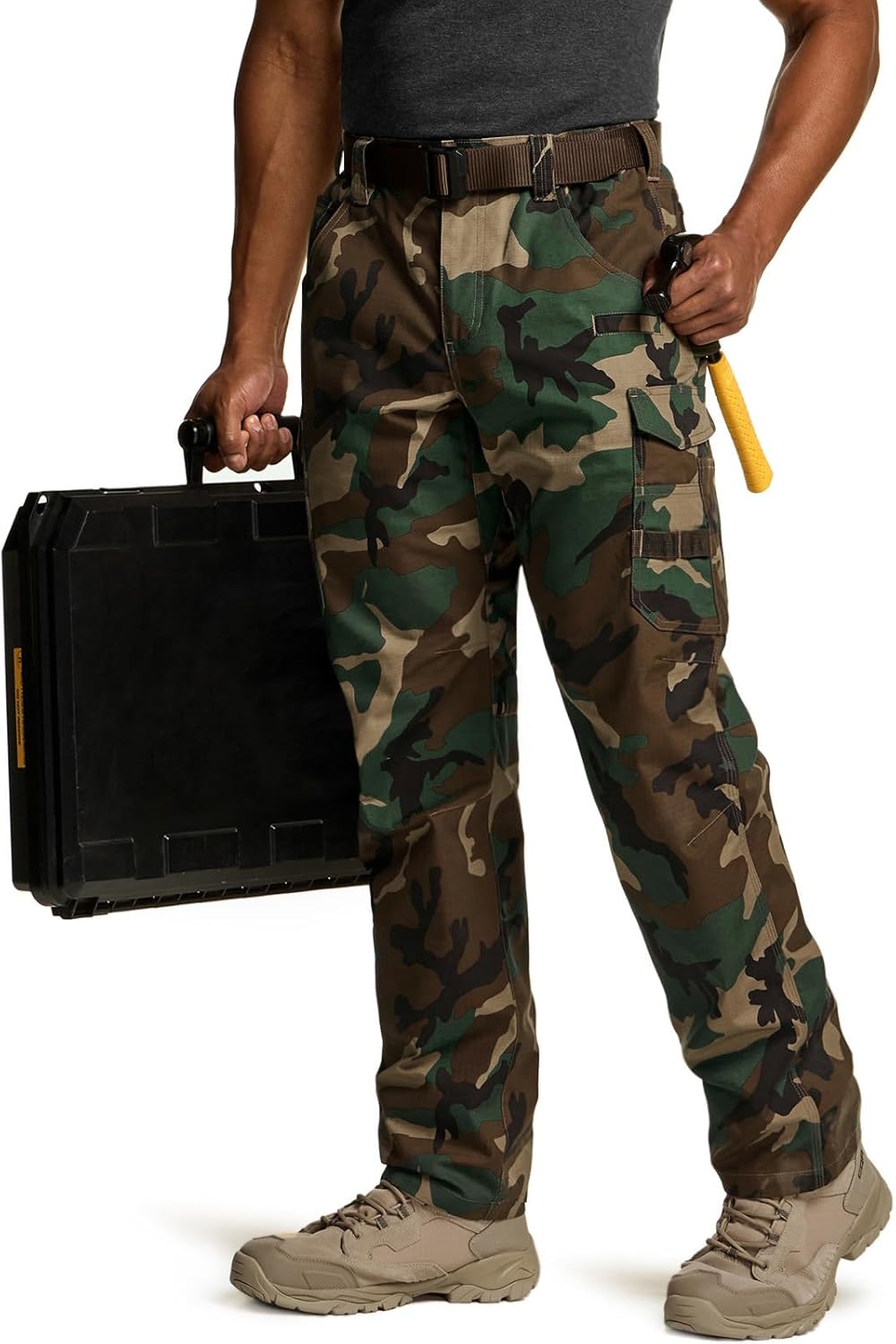 CQR Men's Quick Dry Work Pants for Outdoor Tactical Use