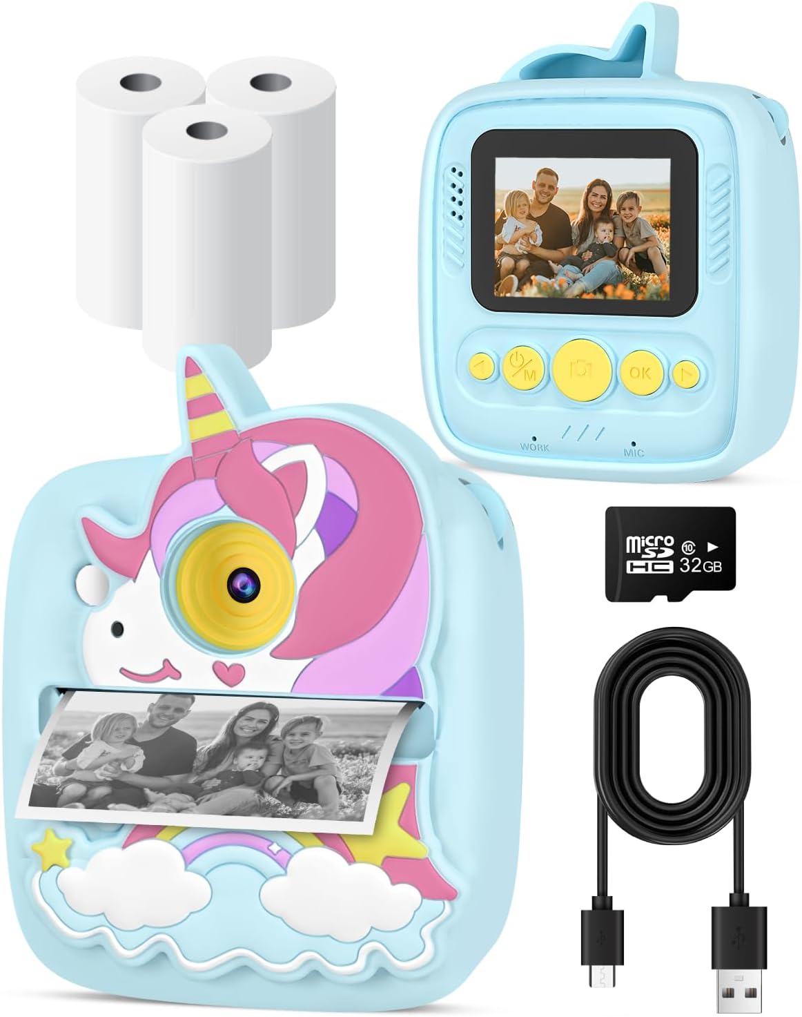 Instant Print Camera for Kids - Fun Photography for Ages 3-12
