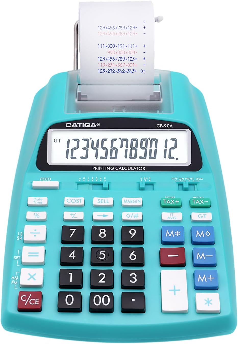 CATIGA 2025 Printing Calculator Adding Machine for Office Use