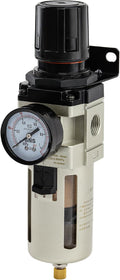 SNS 1/2NPT Compressed Air Filter Regulator Piggyback Combo - Compact
