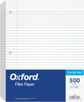 Oxford Loose Leaf Paper 8-1/2 in x 11 in - 500 Sheets College Rule