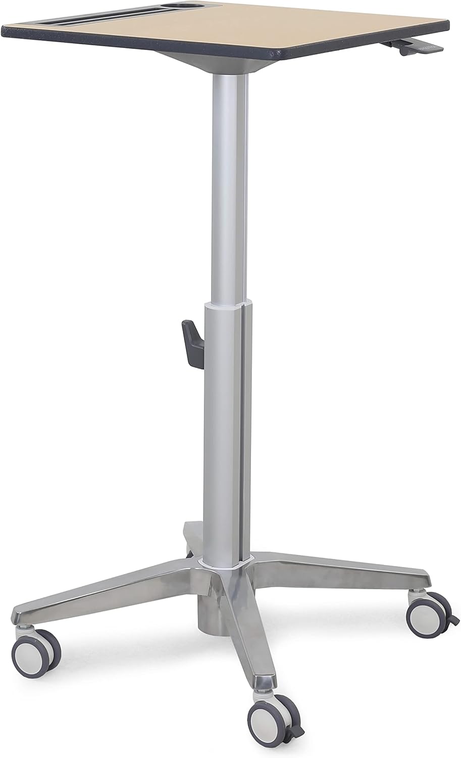 Ergotron Mobile Standing Desk - Adjustable Height 29-45 Maple