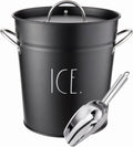 Rae Dunn Ice Bucket with Scoop - Stylish Stainless Steel Design