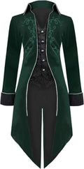 Medieval Steampunk Tailcoat Halloween Costume for Men (Style V65B)