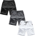 Boys Shorts Quick Dry Athletic Running Shorts with Zipper Pockets any