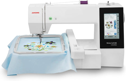 Janome 500e LE: Limitless Embroidery Creativity