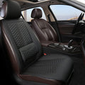 Black Panther Car Seat Cover Sideless Driver Protector - Lumbar