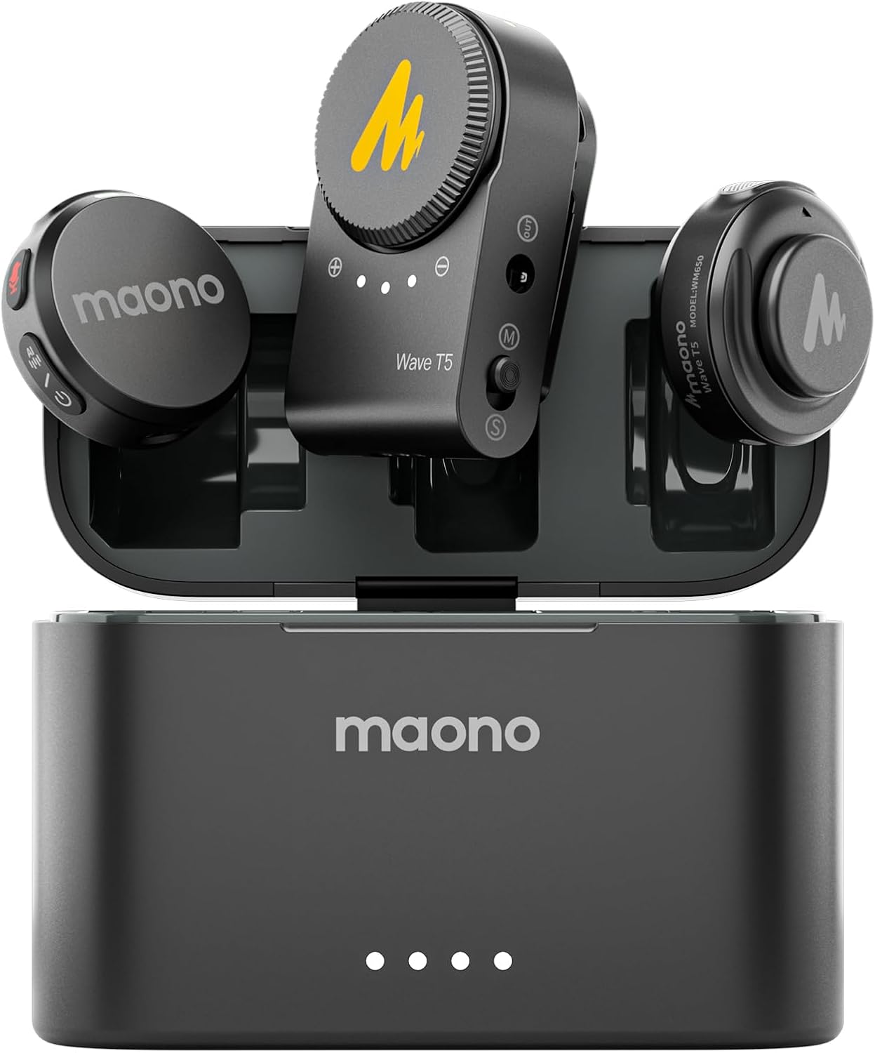 MAONO Wireless Lavalier Mic - Crystal Clear Audio, 1000ft Range