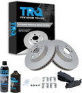 Front Brake Pad & Rotor Kit - Direct Fit SemiMetallic Set