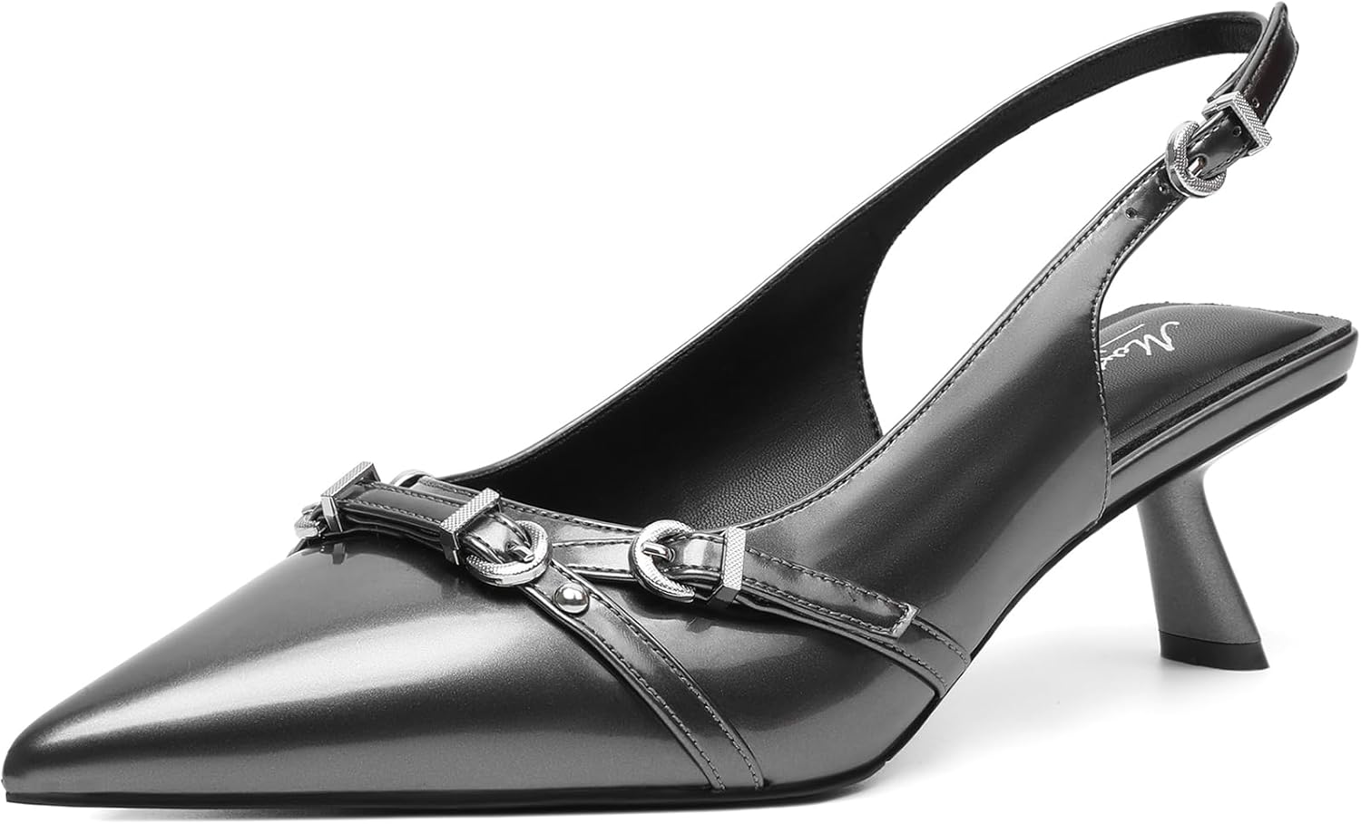 Mostrin Kitten Heels for Women: Stylish Slingback Pumps