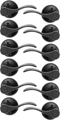 Dummy Door Lever Handle Set Wave Style Black - Durable Non-Turning
