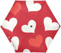 UV50+ Love Heart Red Umbrella - Portable & Lightweight