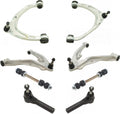 Front Steering & Suspension 8-Piece Control Arm Kit - Direct Fit