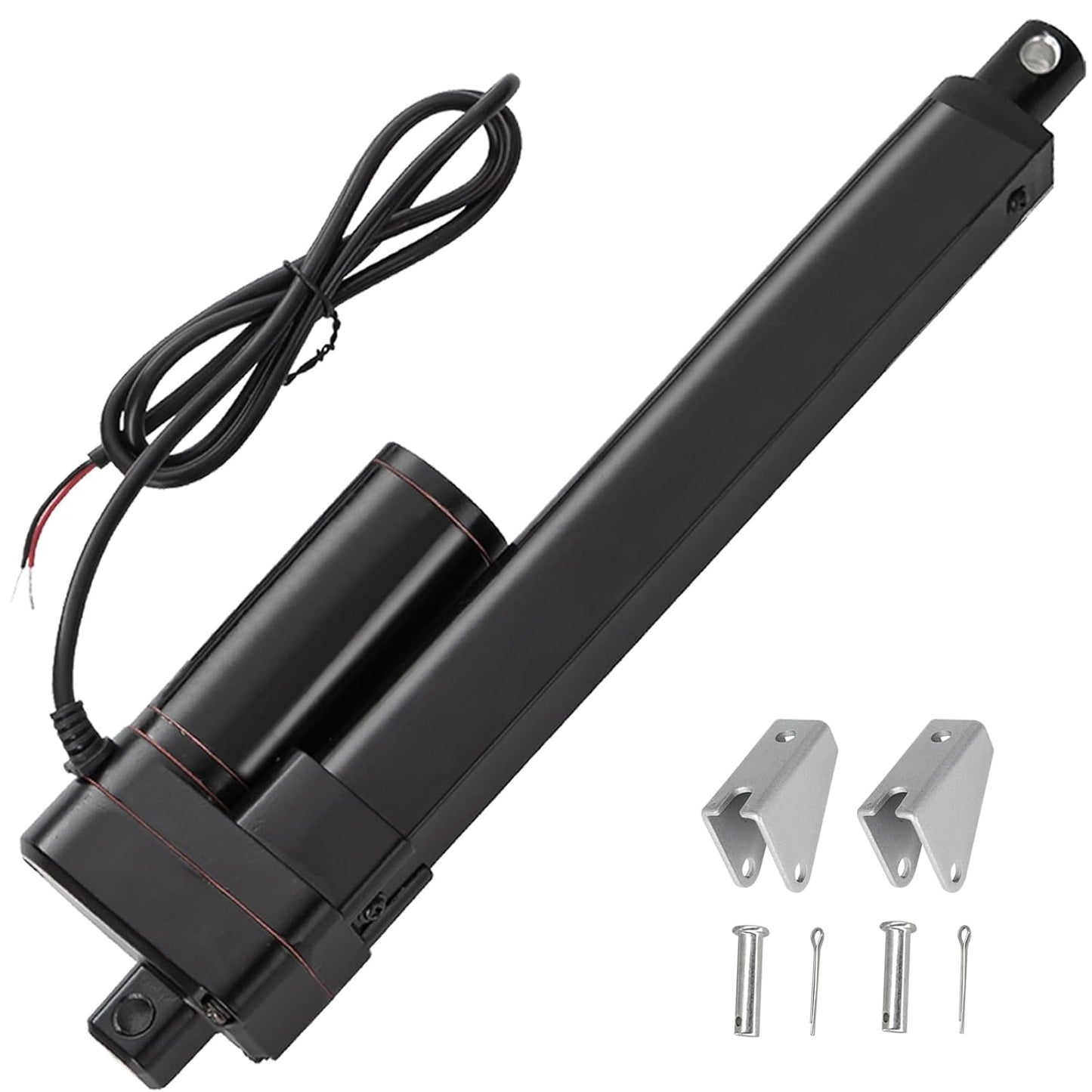 6 Inch Stroke Linear Actuator 12V Heavy Duty 440lbs IP65 Waterproof