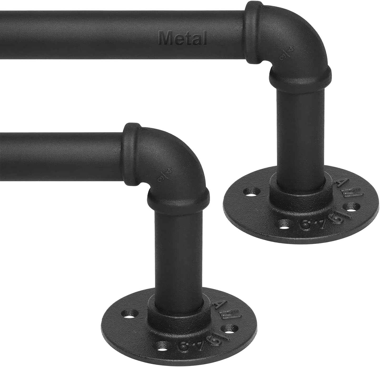 Refrze Heavy Duty Curtain Rods for Windows 34 to 48 Inch