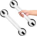Grab Bars for Bathtubs and Showers 16 in 2 Pack - Heavy Duty Suction