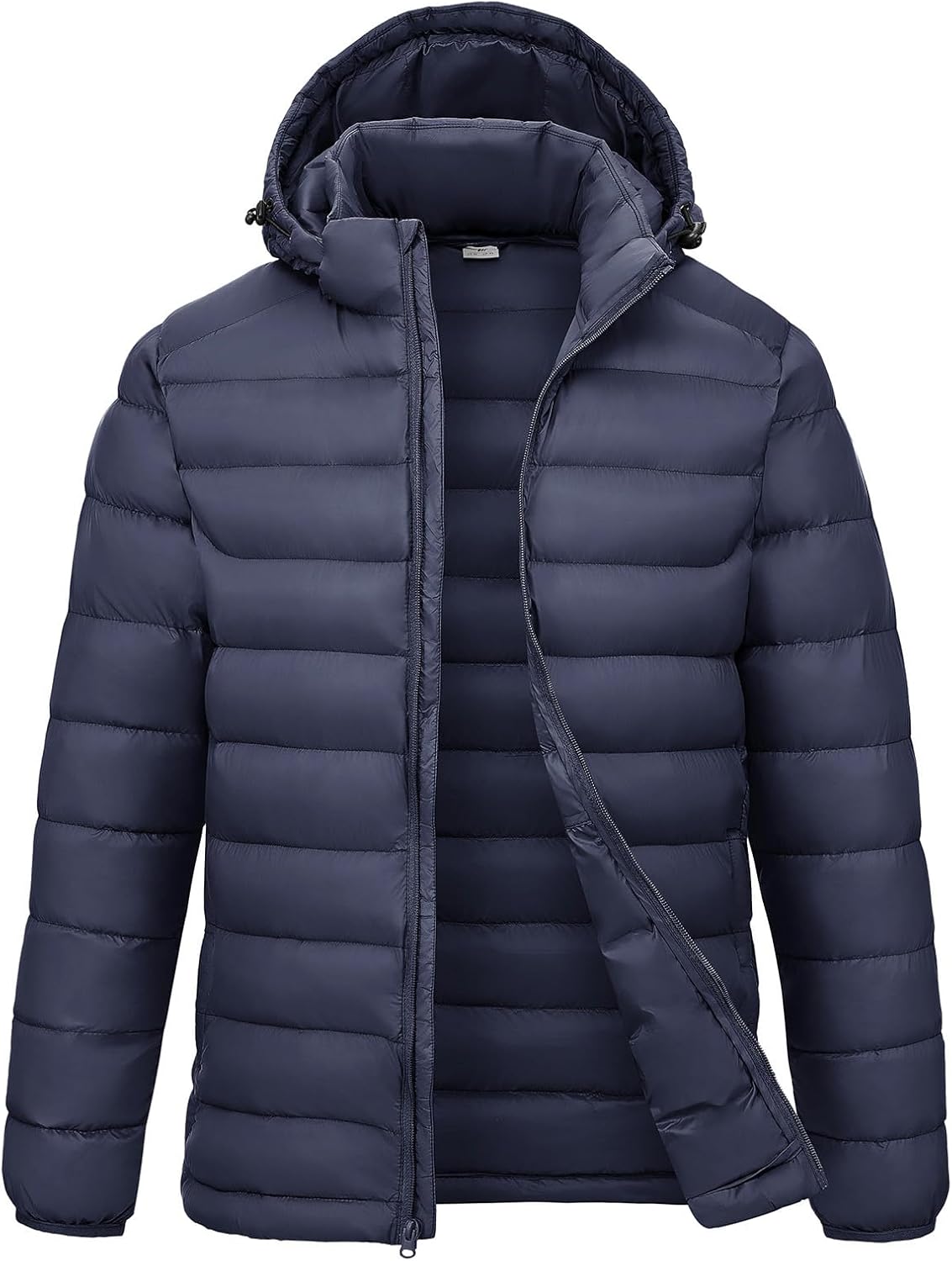 Rdruko Men's Lightweight Water Resistant Puffer Jacket for Winter