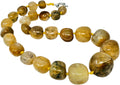 Women's Handmade Natural Gemstone Beaded Necklace - Chunky Statement