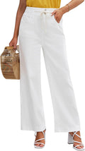 Wide Leg Jeans for Women High Waisted Stretch Baggy Y2K - Elastic