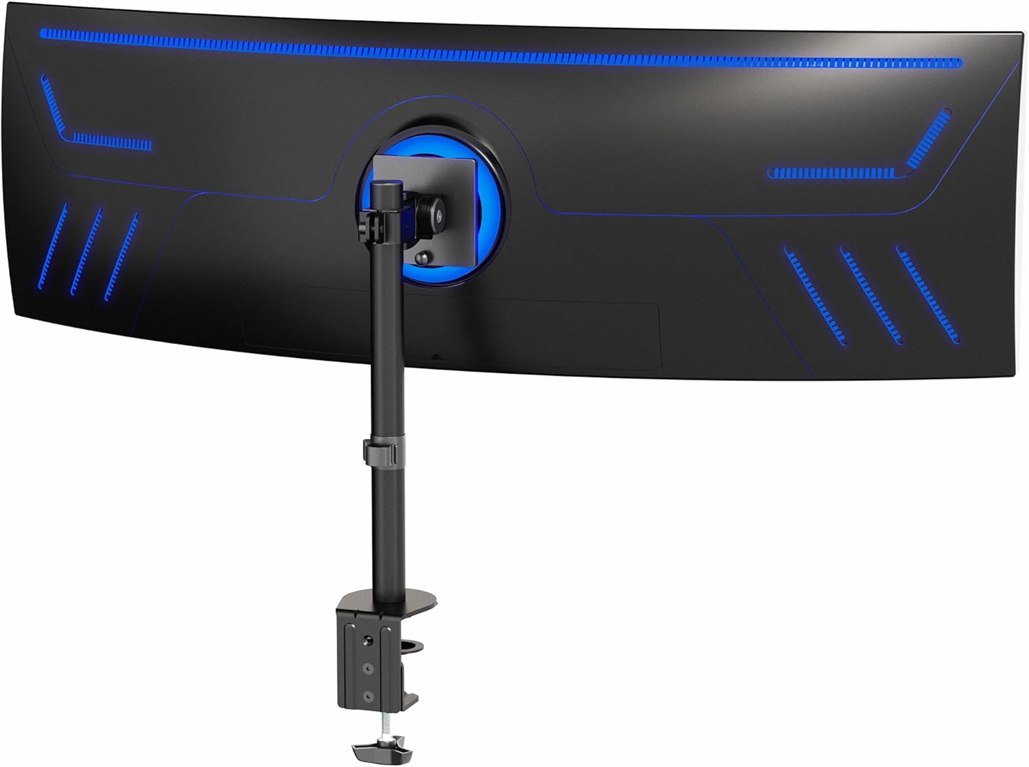 VIVO Clamp-on Single Ultra Wide Monitor Desk Mount for 49 in