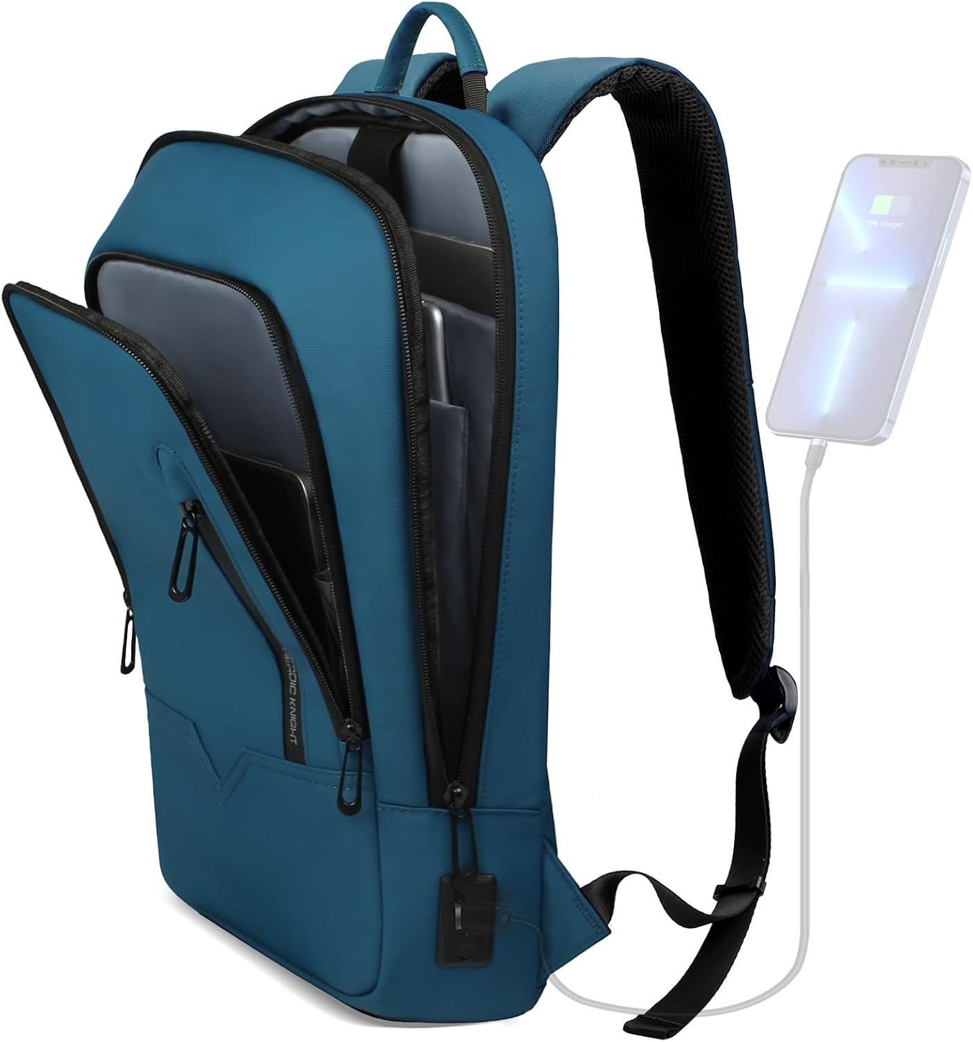 hk Backpack for Men Business Slim Lightweight Anti-theft Travel