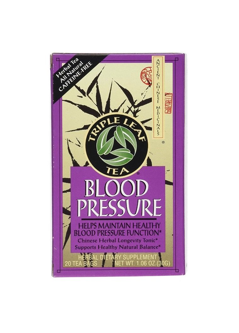 Triple Leaf Tea Bags for Blood Pressure Support - 20 Count