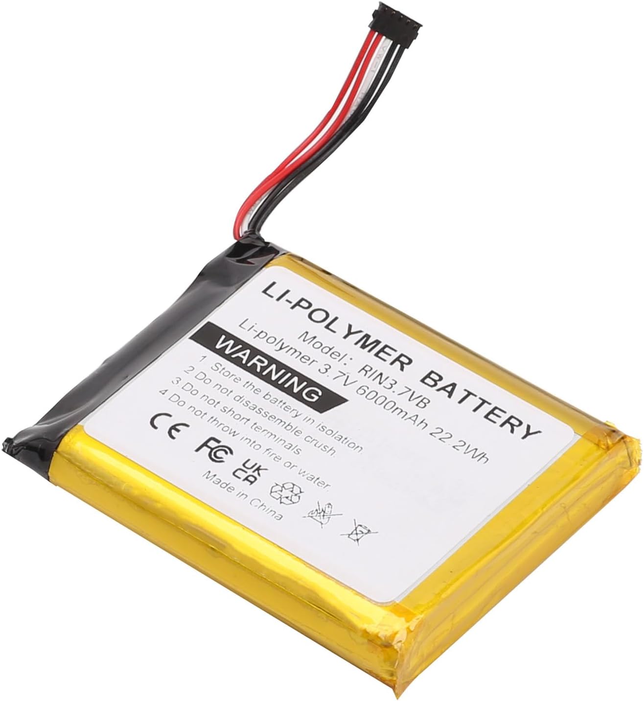 Long-lasting 6000mAh Battery for Ring Video Doorbell - 1st Gen