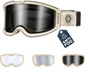 Photochromic Motorcycle Goggles Anti Fog OTG - Adaptive UV Protection