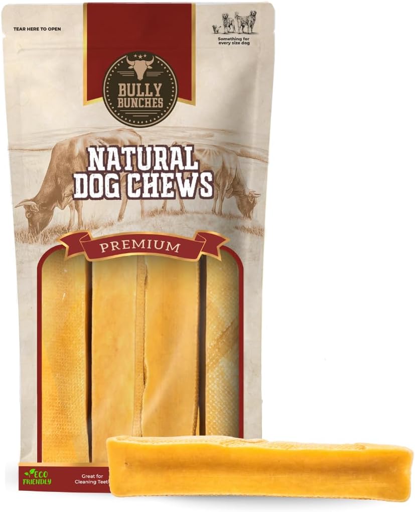 Bully Bunches Large Authentic Yak Cheese Chews for Dogs