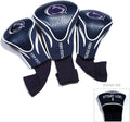 NCAA Numbered 1, 3 & X Headcovers Set - Velour Lined Protection